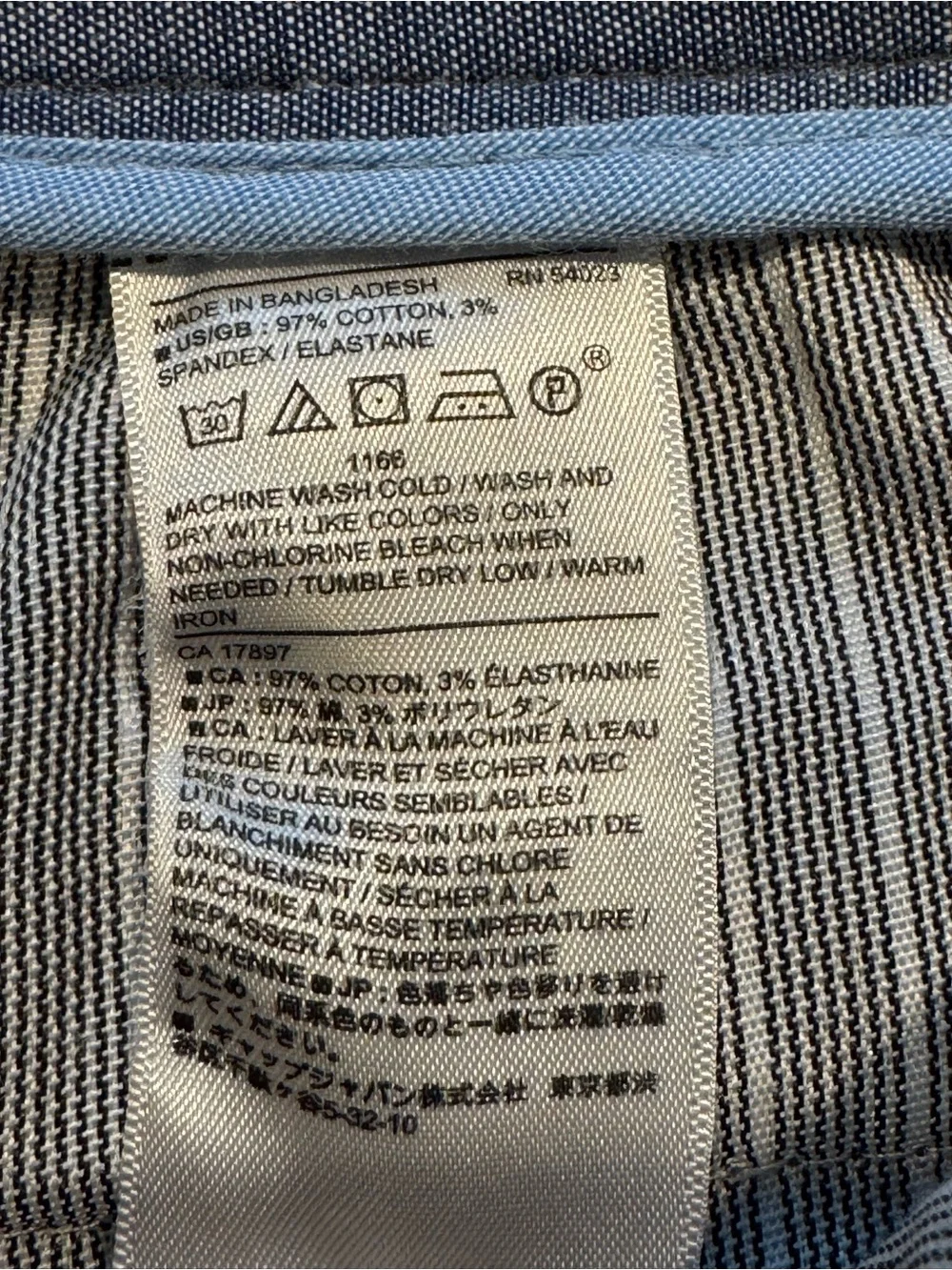 Banana Republic Aiden Chino Navy Blue Stretch Slim Fit Flat Front 35x32 Mens